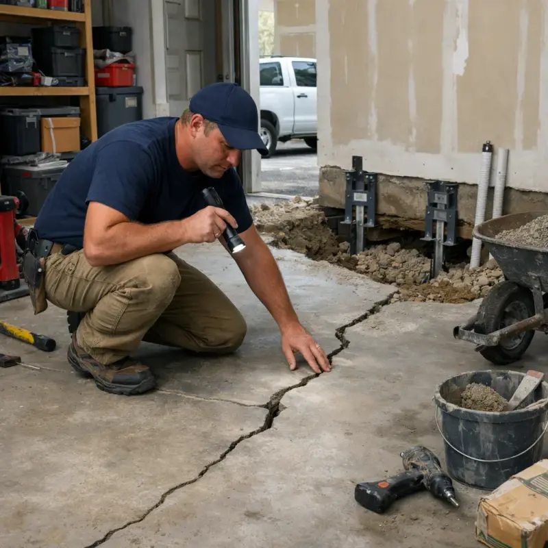 Foundation Settling Repair Leesburg