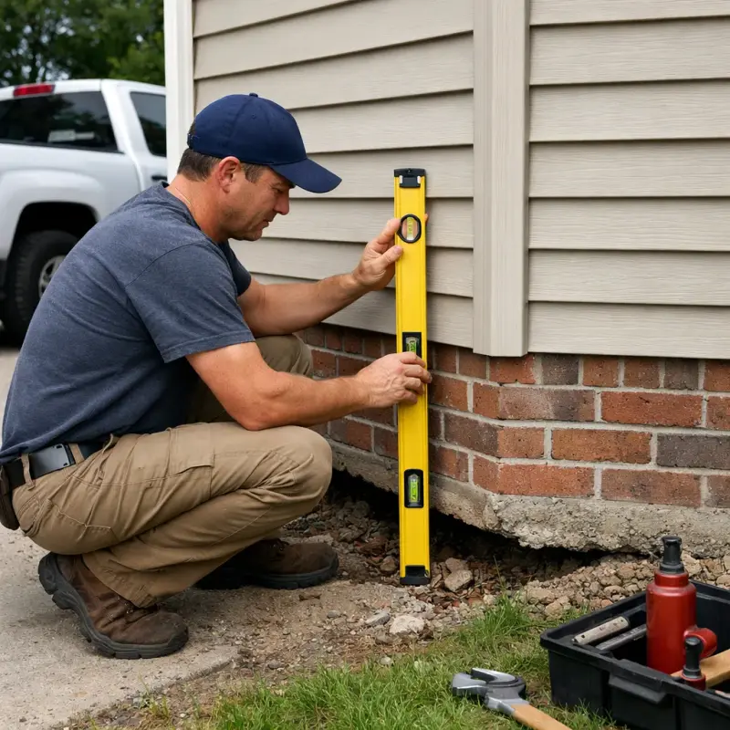 Foundation Settling Repair Leesburg